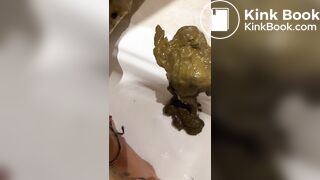 Woman Shitting In The Shower