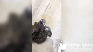 Shit Pushing Anal Plug Out With Pee