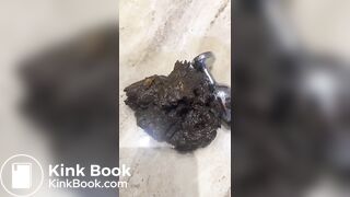 Shit Pushing Anal Plug Out With Pee