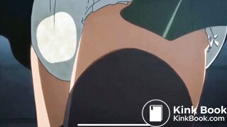 Short diaper edit clip of Highschool Of The Dead