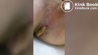 Anal with tiny poo