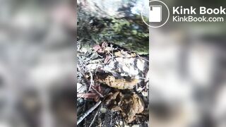 Cutie shits in nature