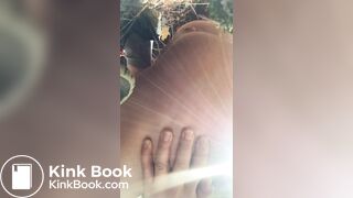 Cutie shits in nature