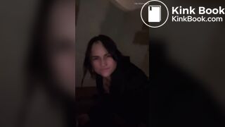 HOT BABE POOPING IN PUBLIC PARK BATHROOM