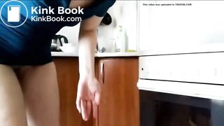 Girl pooping in skirt