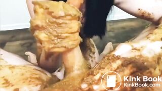 Hot Girl Messy Scat Deepthroat POV