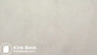 Desperate diarrhea girl wtih man