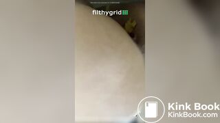 Arab woman releasing turds