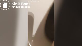 Boy Pooping in Toilet