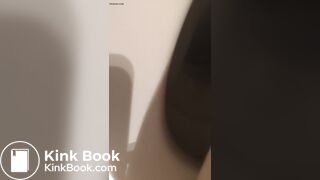 Boy Pooping in Toilet