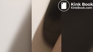 Boy Pooping in Toilet