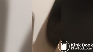 Boy Pooping in Toilet