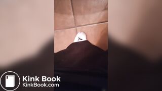Boy Pooping in Toilet
