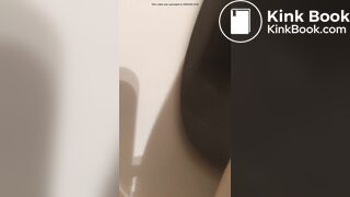 Boy Pooping in Toilet