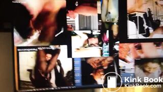 WATCHING PORN WITH A HUMAN TOILET SISSY!