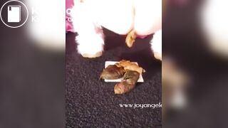 GIrl Taking a Monster Dump