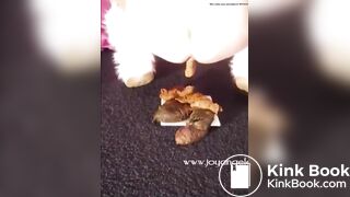 GIrl Taking a Monster Dump