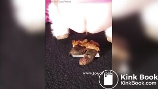 GIrl Taking a Monster Dump