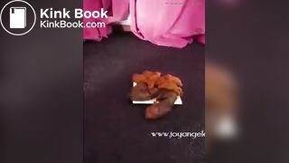 GIrl Taking a Monster Dump