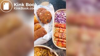 sexy lightskin eating, farting, and shitting