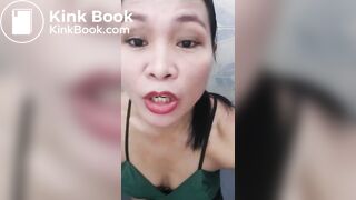 Shit eating asian queen
