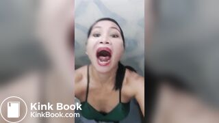 Shit eating asian queen