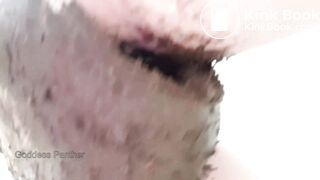 Ruined white panty poop