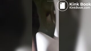 She Poops while on the Toilet