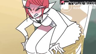 Scientist Woman Explosive Diarrhea (bizparadise)