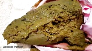 Hot loads in satin panties