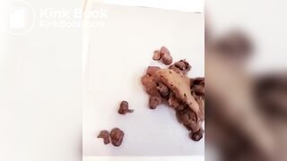 nice ass chinese girl huge floor shit