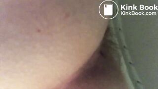 Close up pooping filmed from the rim