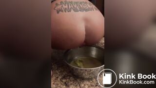 nasty slave girl swallowing your own shit