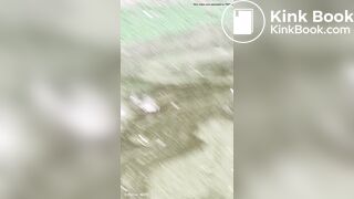 Aunty ko gaand dhone ke time pe dikha