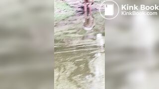 Aunty ko gaand dhone ke time pe dikha