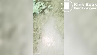 Aunty ko gaand dhone ke time pe dikha