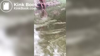 Aunty ko gaand dhone ke time pe dikha