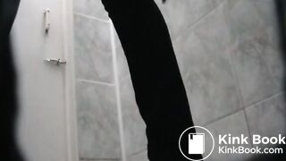 Beautiful Russian girl spy wc poop 599