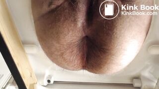 Huge load in closeup