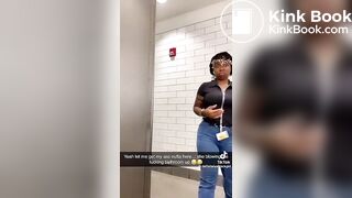 Coworker blow up the toilet