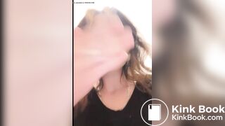 Painting the toilet bowl