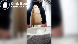 Beautiful Russian girl spy wc poop 860