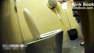 Beautiful Russian woman spy wc poop 823
