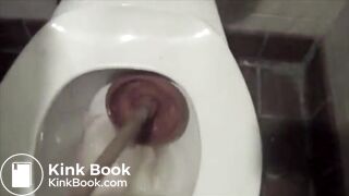 Mary Crap Poops in Public Toilet