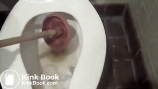 Mary Crap Poops in Public Toilet