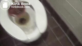 Mary Crap Poops in Public Toilet