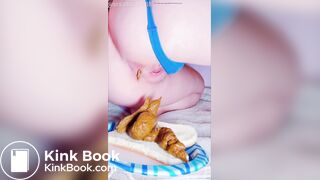 Teen Eats A Scat Hotdog