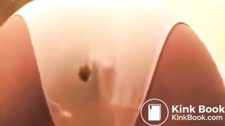 Girl tied up shits in panties