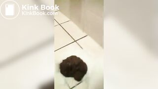 Woman Big Creamy Poop