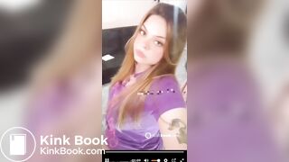 Thick Latina squats and shits